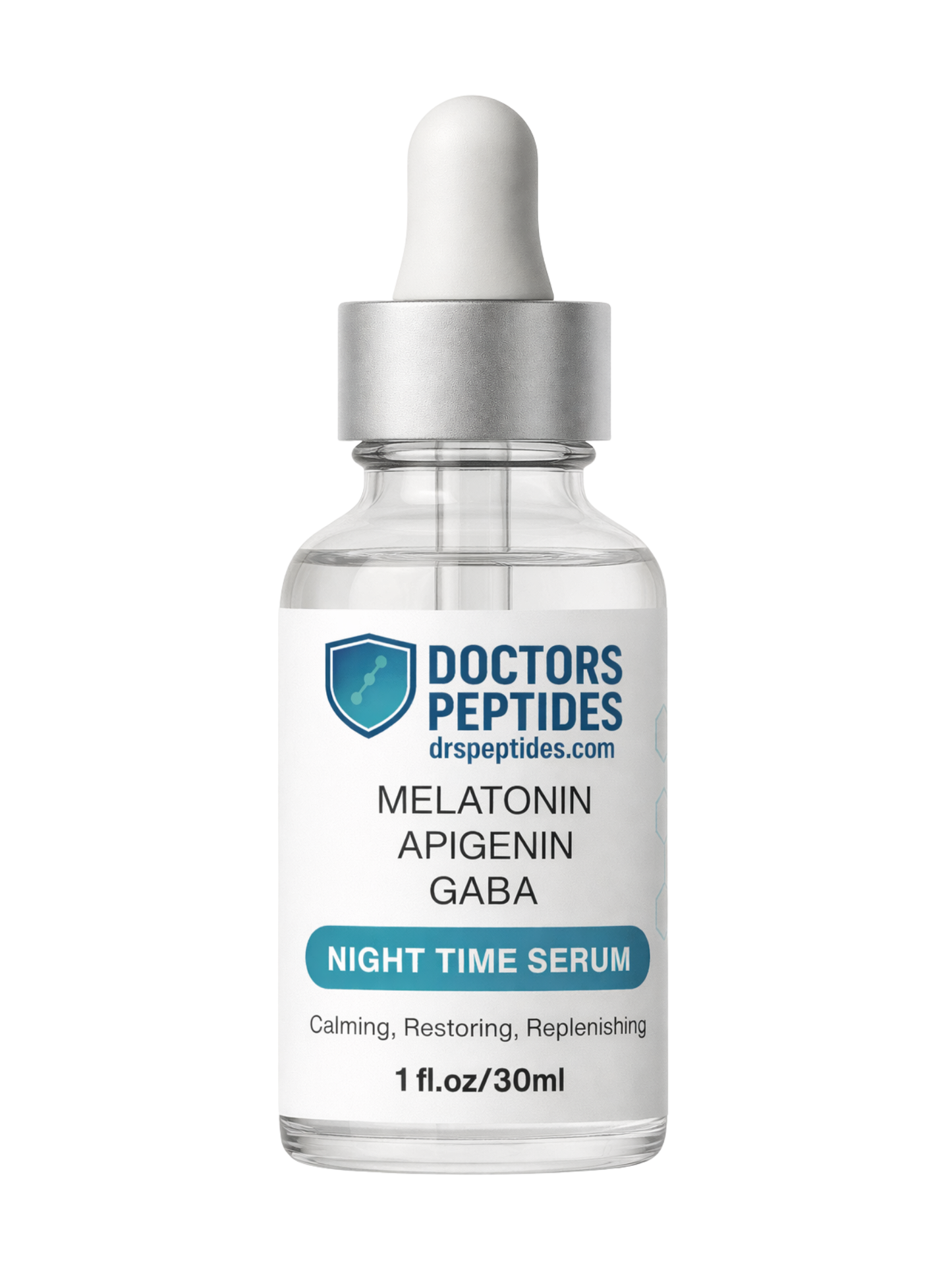 Night Time Peptide Serum - Melatonin + Apigenin + GABA - 30mL